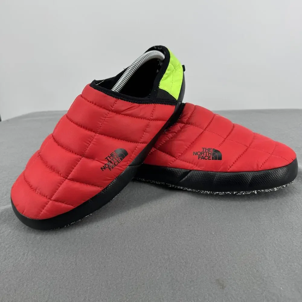 The North Face Thermoball Traction Mule V Mens 10 Red Neon Green NF0A3UZN